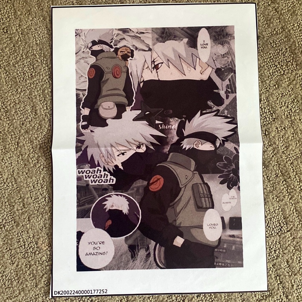 Kakashi naruto poster